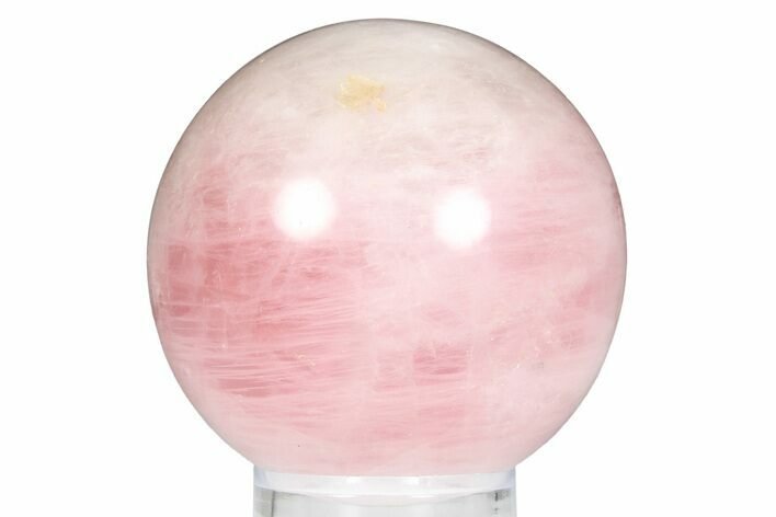 Polished Rose Quartz Sphere - Madagascar #253793